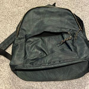 Houston White - Green Bag / Gold Zippers